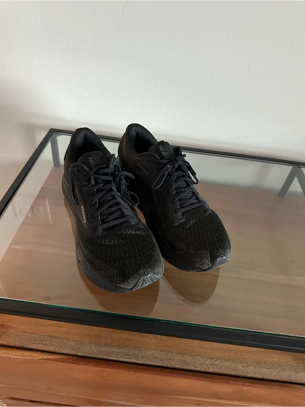 Brooks Adrenaline GTS 24 Men’s Black Running Walking Shoe Size 14